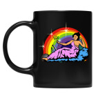 Кружка цветная UV-DTF