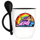 Кружка с ложкой