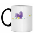 Кружка двухцветная