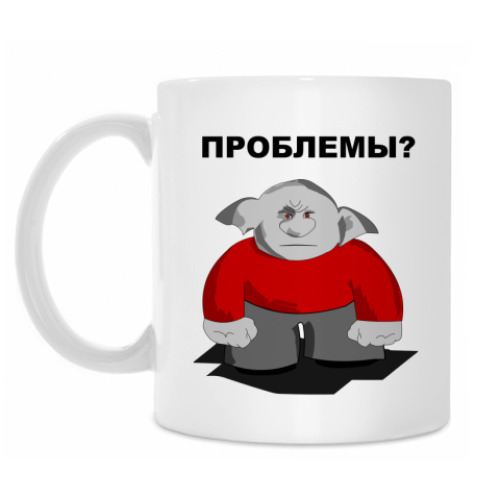 Кружка с принтом Человек - слон