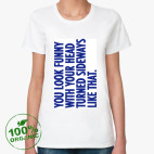 Женская футболка органик