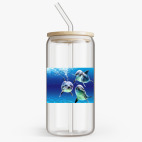 Банка с бамбуковой крышкой