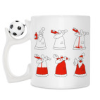 Кружка с футбольным мячиком