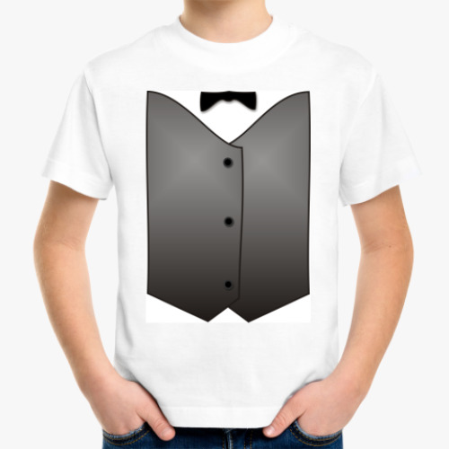 Детская футболка с принтом Жилет ж.11