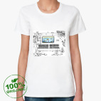 Женская футболка органик