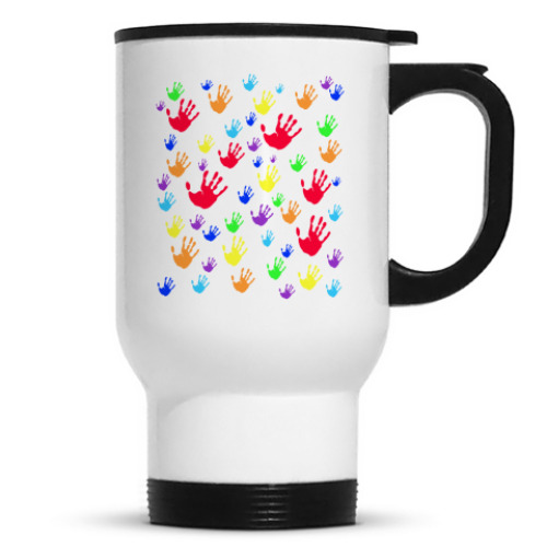 Кружка-термос с принтом Художник