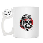 Кружка с футбольным мячиком