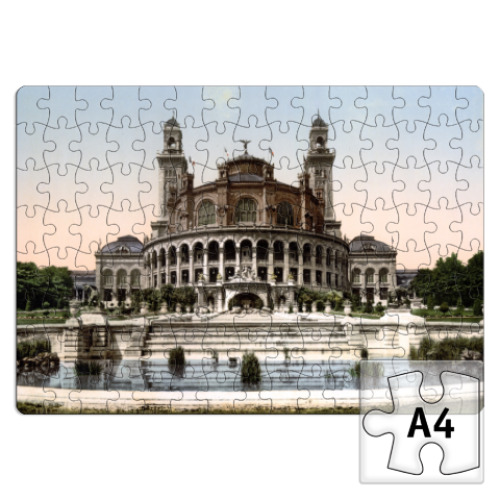 Пазл с принтом Париж