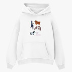 Толстовка худи оверсайз