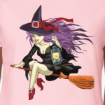 Ведьмочка на метле