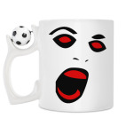 Кружка с футбольным мячиком