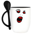 Кружка с ложкой