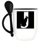 Кружка с ложкой