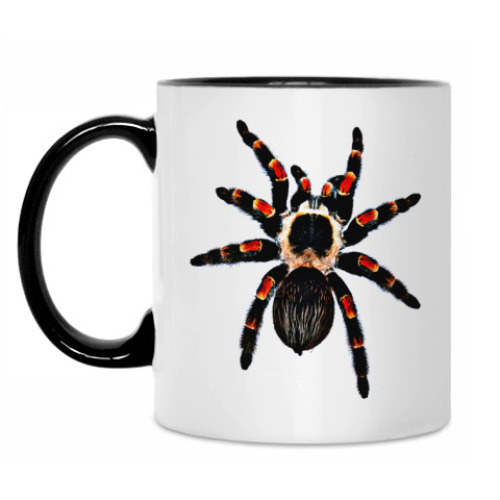 Кружка с принтом Паук