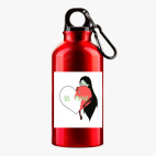 Металлическая бутылка 400 мл UV-DTF