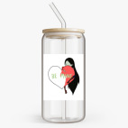 Банка с бамбуковой крышкой