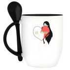 Кружка с ложкой