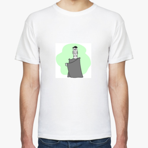 Футболка с принтом 'Одинокий вампир'