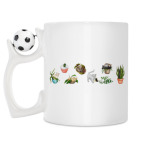 Кружка с футбольным мячиком