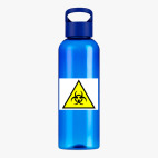 Прозрачная спортивная бутылка