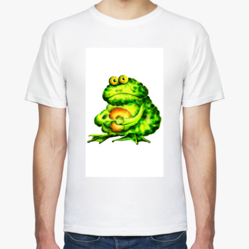 Футболка с принтом Жаба