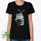 Женская футболка органик