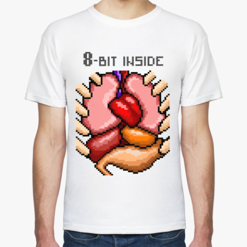 Футболка с принтом 8-bit inside