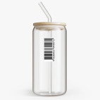 Банка с бамбуковой крышкой