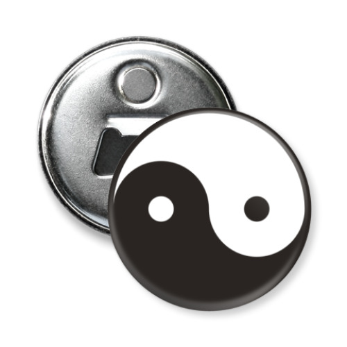 Магнит-открывашка с принтом Даосизм