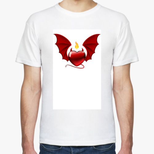 Футболка с принтом Сердце