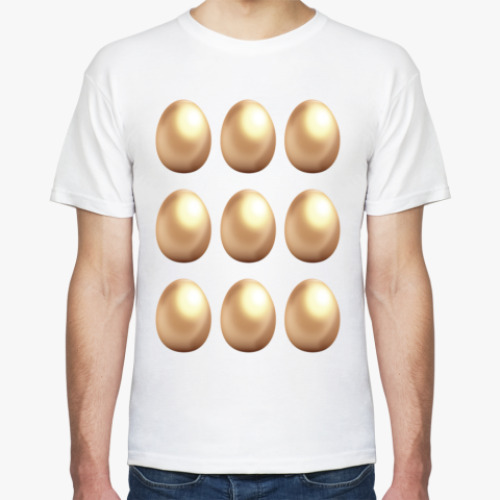 Футболка с принтом 9 яиц