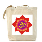 Холщовая сумка шоппер Ом