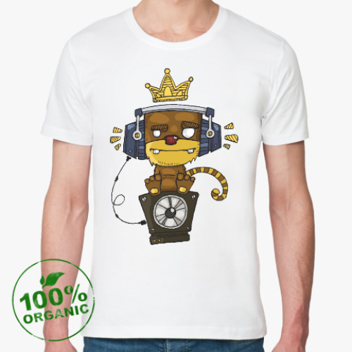 Футболка из органик-хлопка с принтом Funky Monkey