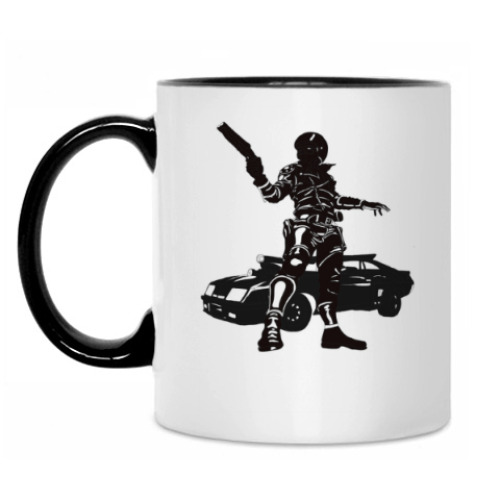 Кружка с принтом Воин дорог