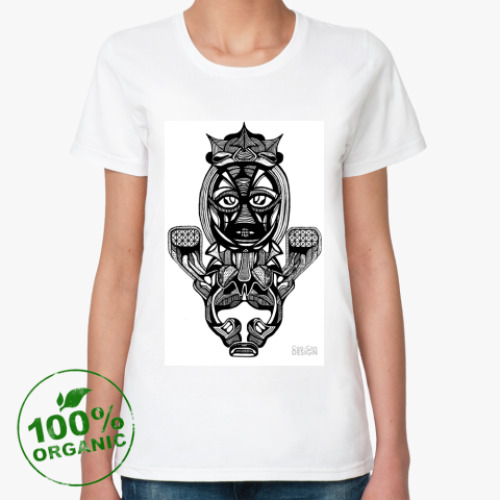 Женская футболка из органик-хлопка с принтом  'Trizor'