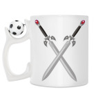 Кружка с футбольным мячиком