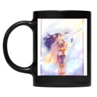 Кружка цветная UV-DTF