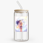 Банка с бамбуковой крышкой