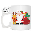 Кружка с футбольным мячиком