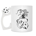 Кружка с футбольным мячиком