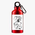 Металлическая бутылка 400 мл UV-DTF