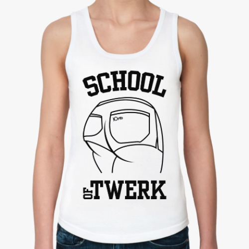Женская майка с принтом school of twerk