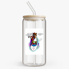 Банка с бамбуковой крышкой