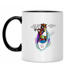 Кружка двухцветная