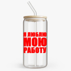 Банка с бамбуковой крышкой