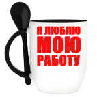 Кружка с ложкой