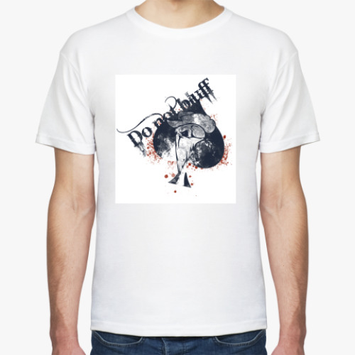 Футболка с принтом Do not bluff