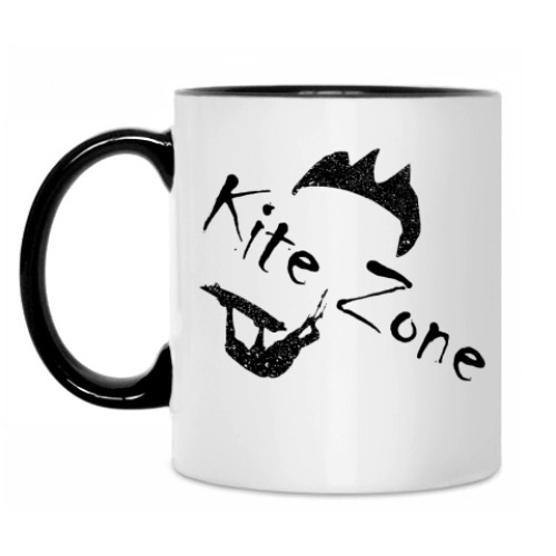 Кружка с принтом Кайт зона