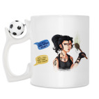 Кружка с футбольным мячиком