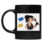 Кружка цветная UV-DTF